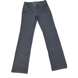 Betabrand Medium Multicolor Plaid Yoga Pants Leggings Stretchy